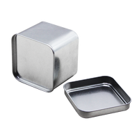Offre Spéciale – Boîte en Fer Blanc Carrée de Qualité Alimentaire pour Biscuits, Thé, Snacks, Bijoux, Souvenirs – Récipient d'Organisation Recyclable