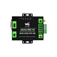 Serveur série de qualité industrielle Misuxin RS232/485 vers WiFi (POE) et Ethernet, passerelle Modbus/MQTT, boîtier métallique