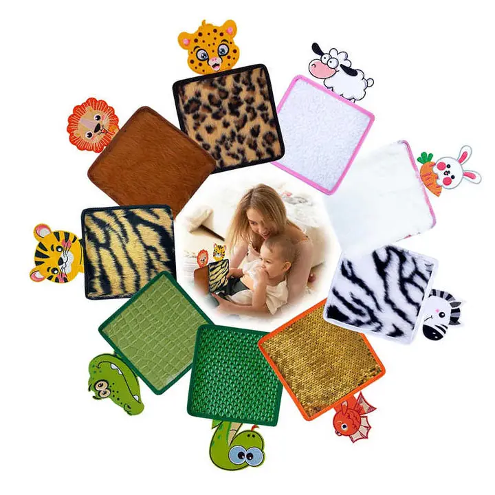 Customized Animal Shape Sensory Floor Tiles Disorder Textured Sensory Toys For Autistic Children