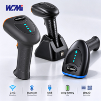 Escáner de Código de Barras Inalámbrico Portátil A22, Lector de Códigos QR 1D 2D USB para Inventario, Almacén, Punto de Venta Minorista
