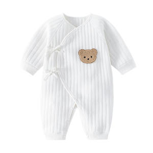 Mameluco <span class=keywords><strong>de</strong></span> Algodón para Bebé Recién <span class=keywords><strong>Nacido</strong></span> <span class=keywords><strong>de</strong></span> Primavera y Otoño Traje <span class=keywords><strong>de</strong></span> Oso Lindo para Niño Pequeño Pelele para Niña <span class=keywords><strong>Ropa</strong></span> <span class=keywords><strong>de</strong></span> Bebé - Product Image 6