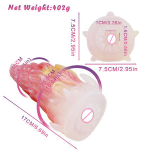 Fetish ba fetiş hayvan Masturbator toptan silikon fantezi erkek mastürbasyon cep Penis Stroker Onahole kanal yetişkin seks oyuncak - Product Image 5
