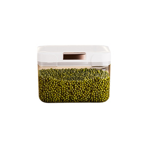 A&King Transparent Food Storage Container Rectangle Clip-On Lid Sealed For Grains And Cereals - Product Image 5