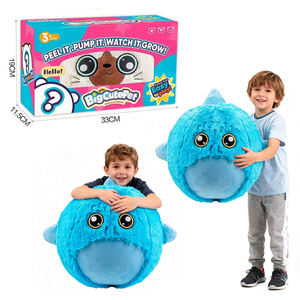 Samtoycn Jouet sensoriel à presser original, jouet anti-stress, grande poupée douce en peluche, ensemble de peluches gonflables, ballon en peluche pour enfants autistes - Product Image 1