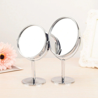 Miroirs en verre concaves de maquillage cosmétique grossissant rond du fabricant professionnel 2X 5X 7X 10X tailles de coupe caractéristiques personnalisées