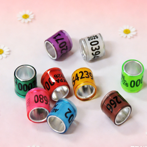 <span class=keywords><strong>2026</strong></span> Vogelringen Multicolor Duivenraces Beenringen met Woord Oorbellen Plastic Herbruikbaar Alle Seizoenen - Product Image 1