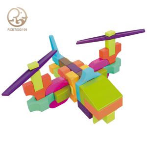 École éducative pour enfants d'approvisionnement d'usine Jeux amusants jouets bricolage Une variété de jouets de blocs de construction variables pour les enfants - Product Image 1
