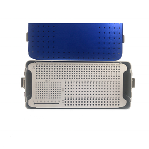 Contenitore in Acciaio Inox per Sterilizzazione con Supporto a Vite, <span class=keywords><strong>Sterilizzatore</strong></span> Autoclave Manuale, Vassoio per Strumenti Chirurgici - Product Image 2