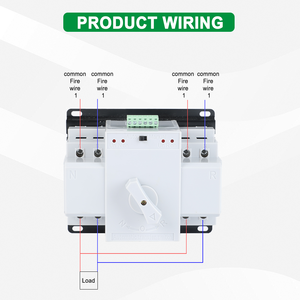 ตัวควบคุม <span class=keywords><strong>ATS</strong></span> 220V 2P สวิตช์โอนถ่ายไฟฟ้าอัตโนมัติ - Product Image 5