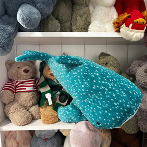 Peluche Jellycat Same Whale Doll du Royaume-Uni avec rembourrage en coton PP, peluche longue 31cm-50cm, oreiller <span class=keywords><strong>de</strong></span> sommeil, cadeau - Product Image 3