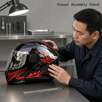 Casque de moto électrique toutes saisons, casque modulaire intégral rabattable, casque avec écouteurs inclus, unisexe, pour la conduite en ville