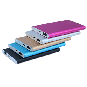 พาวเวอร์แบงค์ขนาดเล็กพิเศษบางเฉียบ 5000mAh วัสดุอลูมิเนียมอัลลอย ชาร์จเร็วแบบ Micro USB พกพาสะดวก รับสกรีนโลโก้ สำหรับ <span class=keywords><strong>iPhone</strong></span> ขายดี - Product Image 1