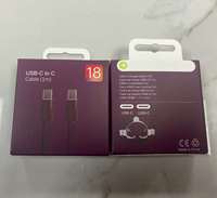 Câble USB-C vers USB-C 60W PD, charge rapide 6A, tressé en nylon, 1M, cordon de données pour iPhone 18/17/16/15 Pro Max iPad
