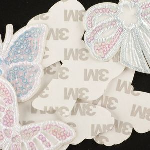 Nouveaux autocollants multi-couleurs, design brodé, patchs papillon pour vêtements - Product Image 4