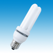 Bombilla de bajo consumo CFL 2U E27 6000K Luz diurna Alerta CRI 80 1000 lúmenes Base de plástico 6000 horas de duración Garantía de 2 años AC 220V - Product Image 3