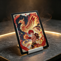 Carte postale holographique 3D personnalisée avec impression UV, thèmes Anime, Dessins animés, Musique, impression numérique, OEM, marque privée