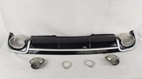 Diffuseur arrière de voiture de Style normal avec échappement pour Audi A4 RS4 S4 édition ordinaire Refit à RS4 B9 Non-sline 2017-2019