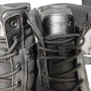 Botas de Senderismo para Hombre TSA03, Ideales para Clima Cálido de Verano, de Cuero Vacuno de Grano Completo con Cierre Lateral y Orificios de Ventilación - Product Image 6