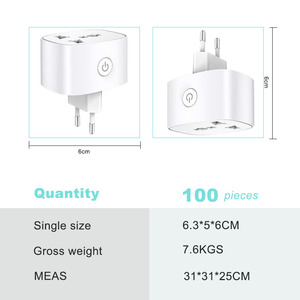 2025 nuevo BSD61 EU Smart Plug Wifi Ewelink sin Monitor de energía para Módulo de Chips <span class=keywords><strong>Esp32</strong></span> Firmware Custom Smart Plug - Product Image 2