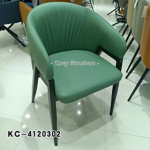 <span class=keywords><strong>2025</strong></span> thiết kế hiện đại giá rẻ đồ nội thất nhà PU da phòng ăn ghế sắt chân vải đầy màu sắc ghế ăn - Product Image 1