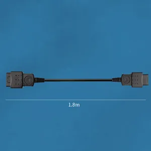 Câble d'extension pour <span class=keywords><strong>Sega</strong></span> Saturn, câble de <span class=keywords><strong>console</strong></span> de jeu de haute qualité, 1,8 m, cordon de manette, ligne de contrôleur de joystick, adaptateur de câble - Product Image 2