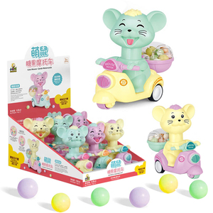 Alegre lindo ratón motocicleta juguetes caramelo juguete de caramelo cargado con dulces bombones y <span class=keywords><strong>golosina</strong></span> para niños - Product Image 1