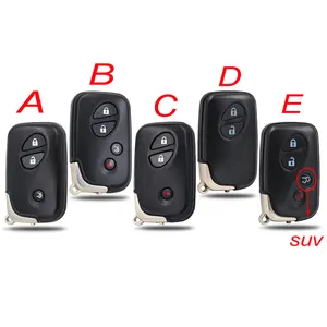 3B/4B/2 + 1B / 2B / 3 + 1/bouton Smart Remote Key Case Fob Keyless Entry Shell Blank for LEXUS IS250 ES350 GS350 LS460 GS