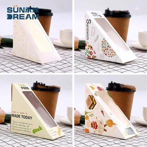 Boîtes d'emballage alimentaire à emporter, logo personnalisé, promotion de magasin de gâteaux, mode Cool et mignon boîte à sandwich coréenne populaire - Product Image 2