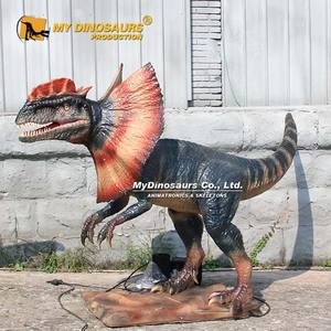 MY DINO AD-263 Parc d'attractions extérieur Modèle Dilophosaurus de dinosaure animatronique artificiel - Product Image 5