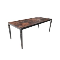 Furnierte recycelte alte Ulmen holz Tischplatte 30x48 Zoll