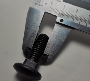 M4 M5 M6 M8 <strong>M10</strong> M12 <strong>Coach</strong> <strong>Bolt</strong> Black Cup Head Square Neck Carriage <strong>Bolts</strong> - Product Image 3