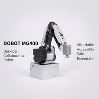 Bras robotique collaboratif de bureau DOBOT MG400, 4 axes, mini-bras robotique, charge utile de 0,75 kg, pour l'éducation STEM, l'assemblage léger et les laboratoires
