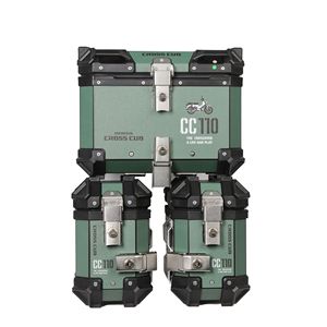 Pour <span class=keywords><strong>Honda</strong></span> CC110 PG-1, sacoches latérales en aluminium 36L/<span class=keywords><strong>45L</strong></span>, coffre supérieur 3 pièces, sacoches de selle de moto avec autocollants - Product Image 2