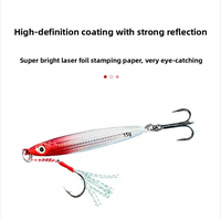 Aotuo Leurre Métallique Coulant à Double Hameçon 10g 15g 20g 30g 40g pour la Pêche en Eau Salée - Vente Chaude