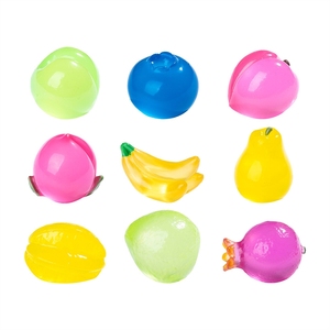 Micro-paesaggio luminoso con frutta simulata in bustina a sorpresa, accessori decorativi fai da te in resina per giochi alimentari, piccoli oggetti in resina da scrivania - Product Image 1