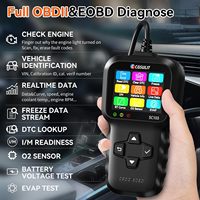 Escáner OBD2 SC103, Lector de Códigos de Vehículos, Comprobación de Luz de Advertencia del Motor, Comprobación de Emisiones, Detección de Códigos de Error, Transmisión de Datos en Tiempo Real, Prueba de Voltaje