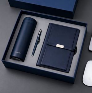 Promotional Luxury Gifts Item Note <b>Book</b> Business Gift Thermos Cup Customizable Notebook Gift Set With Pen and Bottle - Product Image 1