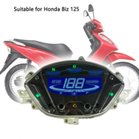 Harga Pabrik Terlaris Speedometer Tachometer Odometer Motor 12V Cocok untuk Honda Biz 125