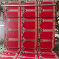 Prix de gros pour tapis de mosquée entiers, noués à la main, en polyester peluche, antidérapants, vente directe d'usine, motifs personnalisables