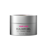 Gel UV Constructeur Hema TPO-Free 35 Couleurs 50g en Gros pour Salons de Manucure – Gel Dur Auto-Nivelant pour Extension d'Ongles Sans Hema