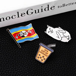 أزياء فريدة من نوعها طية صدر السترة دبوس تصميم شعار مخصص أنيمي الكرتون لينة المينا الصلب دبابيس للقبعة الملابس طية صدر السترة دبوس - Product Image 6