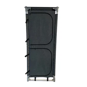 Good Quality Lightweight Portable Folding Aluminum Tube Durable Sturdy Outdoor Camping Cupboard