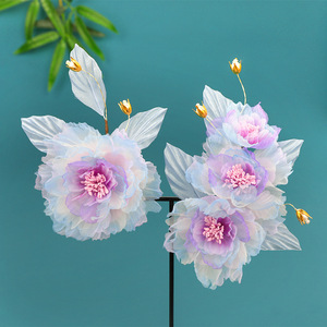 Design original, nouvelle coiffe en fleurs de soie éthérées pour Hanfu traditionnel, adaptée à un usage quotidien, aux studios photo et - Product Image 4