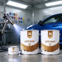 Peinture de finition automobile 2K couleur unie pour la réparation de carrosserie et le système de revêtement de voiture