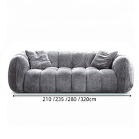 Canapé en forme de citrouille, design moderne, haut de gamme, fait main, en tissu doux, pour salon, meubles d'intérieur