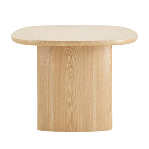 Meja Makan gaya kontemporer mewah furnitur meja makan kualitas tinggi 6 8 meja makan untuk kursi Restoran bahan kayu Oak Oval - Product Image 3