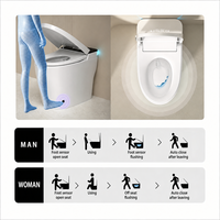 DaYan Toilette intelligente avec commande vocale, anti-éclaboussures, couvercle à ouverture automatique, fonction massage, lumière nocturne et fermeture douce, pour importateurs en gros