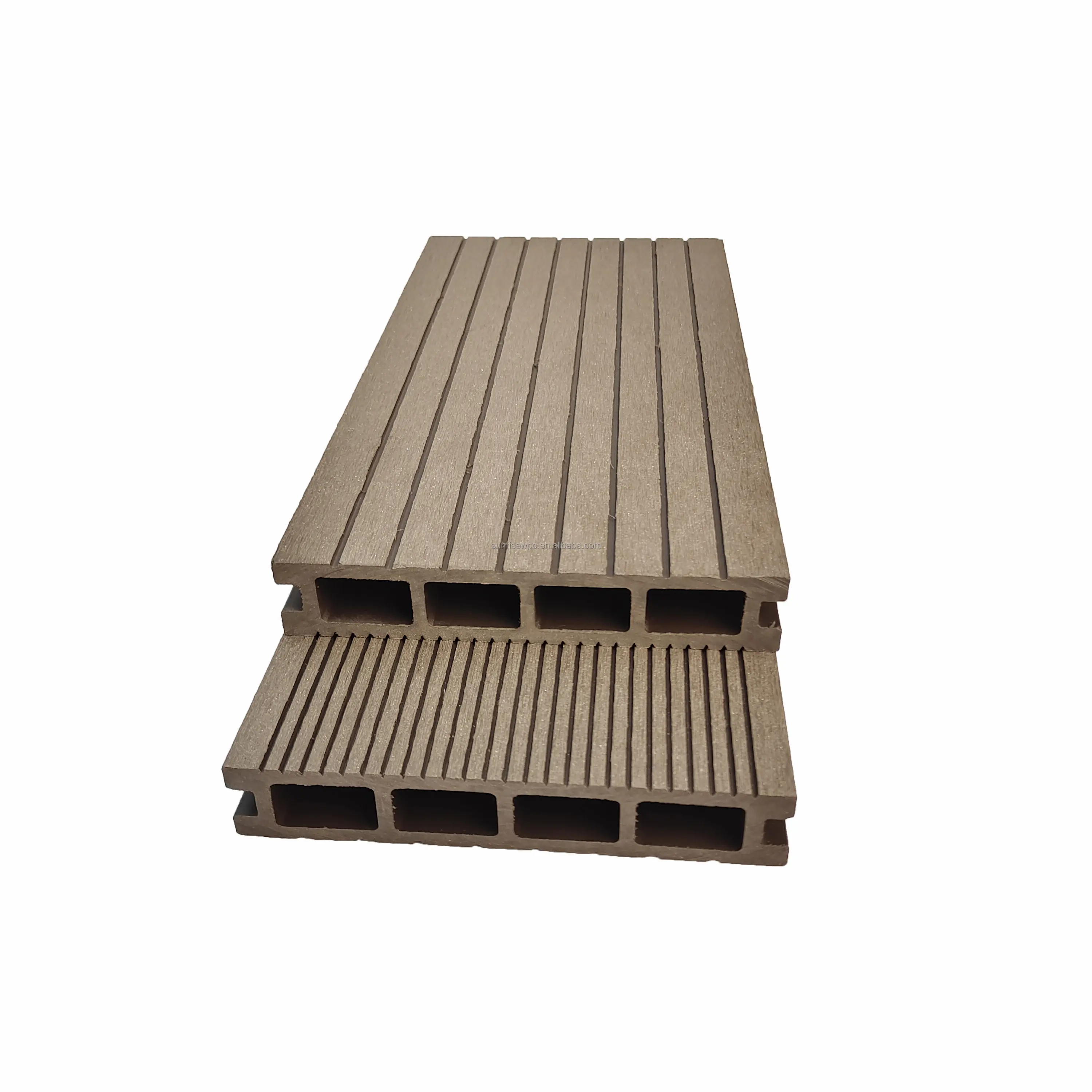 Manufacture high quality mouldproof fireproof non fading composite exterior wpc decking