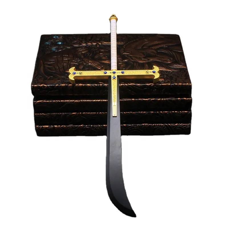 ZOA Luffy мини металлический меч, соломенная шляпа пиратов Катана 1:6 уменьшена в той же пропорции высокий подарок для мужчин