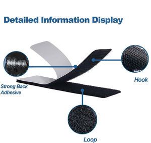 شرائط تثبيت ربط وحلقة لاصقة للخدمة الشاقة على الوجهين شريط لاصق للتعليق على الحائط للاستخدام المنزلي والمكتب - Product Image 3